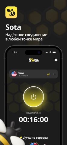 Скриншот Sota Connect: Secure Network 1